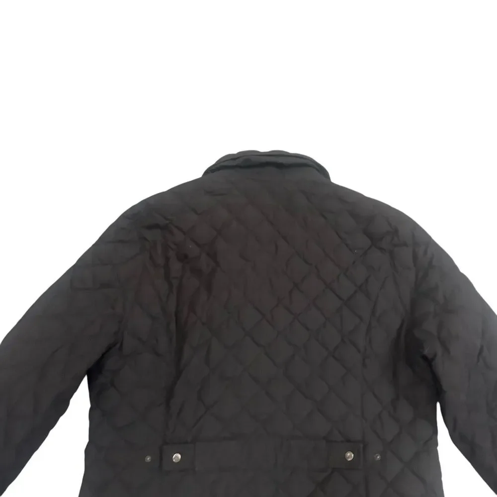 Eddie Bauer 650 Fill Power Premium Goose Down Black Jacket Women’s M Quilted - Picture 9 of 12